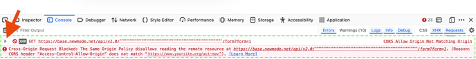 Troubleshooting CORS Error - Step 1-2