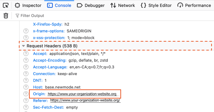 Troubleshooting CORS Error - Step 3