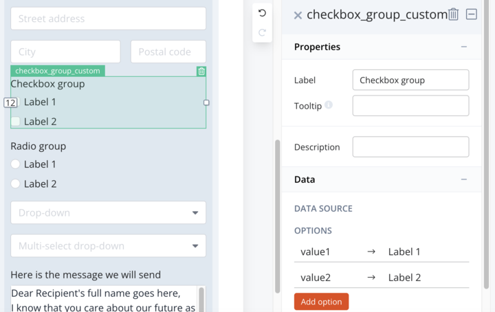 Custom Form Fields